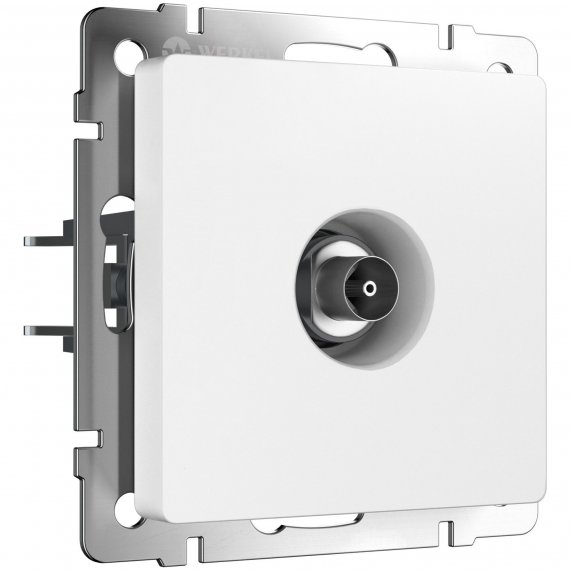 Фотография товара 'Werkel W1183061 ТВ-розетка оконечная белый матовый'