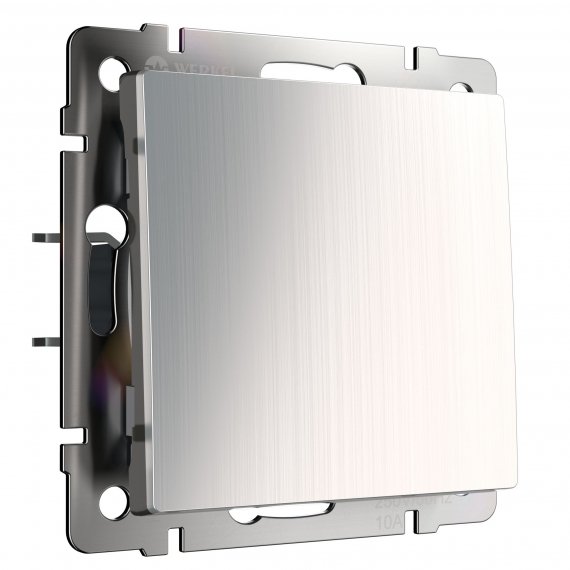 Фотография товара 'Werkel WL02-SW-1G-2W Выключатель одноклавишный проходной (глянцевый никель)'