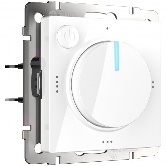 Фотография товара 'Werkel W1151101 Терморегулятор электромеханический для теплого пола белый'