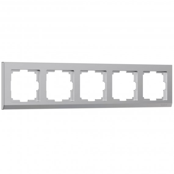 Фотография товара 'Werkel W0051806 Рамка из поликарбоната на 5 постов Stark серебряный'