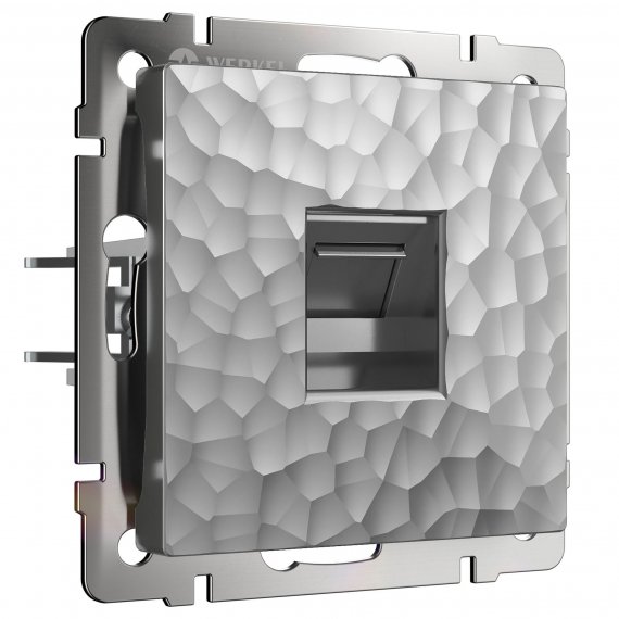 Фотография товара 'Werkel W1281006 Розетка Ethernet RJ-45 серебряный'