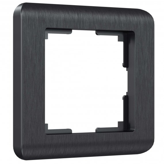 Фотография товара 'Werkel W0012104 Рамка из поликарбоната на 1 пост Stream графит'