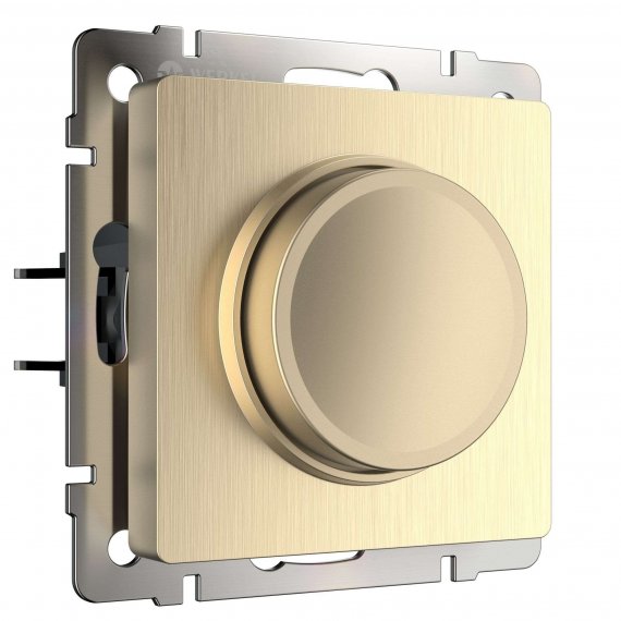 Фотография товара 'Werkel W1142010 Диммер шампань рифленый'