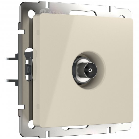 Фотография товара 'Werkel W1183003 ТВ розетка оконечная слоновая кость'