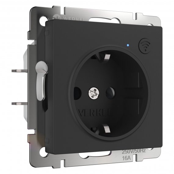 Фотография товара 'Werkel W1171608 Умная встраиваемая розетка с заземлением с защитными шторками'