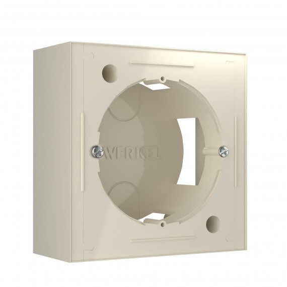 Фотография товара 'Werkel W8000003 Коробка для накладного монтажа слоновая кость'