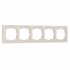 Фотография товара 'Werkel W0052003 Рамка из поликарбоната на 5 постов Snabb Basic слоновая кость'