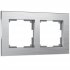 Фотография товара 'Werkel WL11-Frame-02 Рамка на 2 поста Aluminium (алюминий) Werkel W0021706-95657 (a050957)'