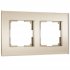 Фотография товара 'Werkel W0023111 Рамка из стекла на 2 поста Senso шампань soft-touch'