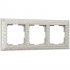 Фотография товара 'Werkel WL07-Frame-03 Рамка Werkel Antik на 3 поста (жемчужный)'