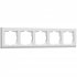 Фотография товара 'Werkel W0051801 Рамка из поликарбоната на 5 постов Stark белый'