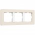 Фотография товара 'Werkel W0033066 W0033066/ Рамка на 3 поста Split (айвори/белый, soft-touch)'