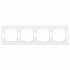 Фотография товара 'Werkel W0042301 W0042301/ Рамка на 4 поста Flock (белый)'