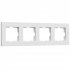 Фотография товара 'Werkel W0042961 Рамка из поликарбоната на 4 поста Slab белый софт'