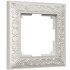 Фотография товара 'Werkel WL07-Frame-01 Рамка Werkel Antik на 1 пост (жемчужный)'