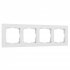 Фотография товара 'Werkel W0042401 Рамка из поликарбоната на 4 поста Hammer белый'