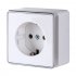 Фотография товара 'Werkel WL15-02-02 Розетка с заземлением и шторками Gallant (белая) (a051582) Werkel Накладные механизмы Gallant белые W5071101-95657'