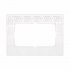 Фотография товара 'Werkel W0082301 Рамка из поликарбоната для двойной розетки Flock белый'