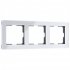 Фотография товара 'Werkel W0032701 Рамка из акрила на 3 поста Acrylic белый'