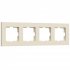 Фотография товара 'Werkel W0042962 Рамка из поликарбоната на 4 поста Slab айвори софт'