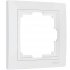 Фотография товара 'Werkel W0012001 Рамка из поликарбоната на 1 пост Snabb Basic белый'
