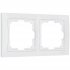 Фотография товара 'Werkel W0022001 Рамка из поликарбоната на 2 поста Snabb Basic белый'
