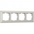 Фотография товара 'Werkel WL07-Frame-04 Рамка Werkel Antik на 4 поста (жемчужный)'