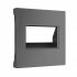 Фотография товара 'Werkel W1191104 Накладка для двойной розетки Еthernet RJ-45 графит рифленый'