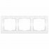 Фотография товара 'Werkel W0032301 W0032301/ Рамка на 3 поста Flock (белый)'