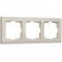 Фотография товара 'Werkel WL04-Frame-03-ivory Рамка Werkel на 3 поста (слоновая кость) WL04-Frame-03-ivory'