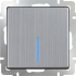 Фотография товара 'Werkel WL02-SW-1G-LED Выключатель одноклавишный с подсветкой'