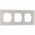 Фотография товара 'Werkel W0033117 Рамка из стекла на 3 пост Senso дымчатый soft-touch'