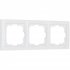 Фотография товара 'Werkel W0032001 Рамка из поликарбоната на 3 поста Snabb Basic белый'