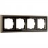 Фотография товара 'Werkel WL17-Frame-04 Рамка Werkel на 4 поста (бронза/черный)'