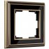 Фотография товара 'Werkel WL17-Frame-01 Рамка Werkel на 1 пост (бронза/черный) WL17-Frame-01'