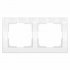 Фотография товара 'Werkel W0022301 W0022301/ Рамка на 2 поста Flock (белый)'