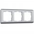 Фотография товара 'Werkel WL12-Frame-03 Рамка Werkel Stream на 3 поста (серебряный) WL12-Frame-03'