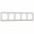 Фотография товара 'Werkel W0052113 Рамка из поликарбоната на 5 постов Stream перламутровый'