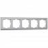 Фотография товара 'Werkel W0051806 Рамка из поликарбоната на 5 постов Stark серебряный'