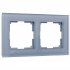 Фотография товара 'Werkel W0021115 Рамка из стекла на 2 поста Favorit серый'