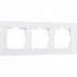 Фотография товара 'Werkel W0031105 Рамка из стекла на 3 поста Favorit белый матовый'