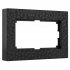 Фотография товара 'Werkel W0082408 Рамка из поликарбоната для двойной розетки Hammer черный'