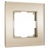 Фотография товара 'Werkel W0013111 Рамка из стекла на 1 пост Senso шампань soft-touch'